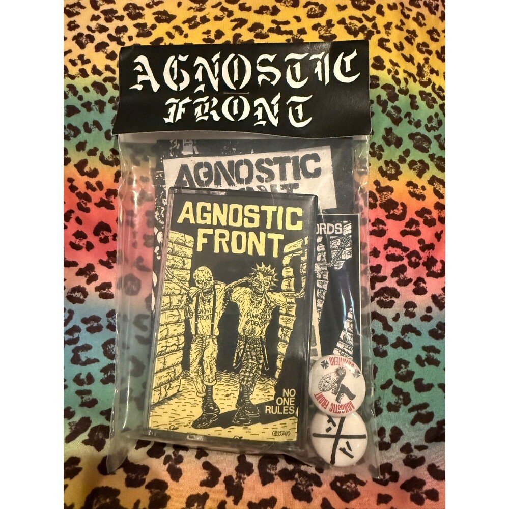 Agnostic Front No One Rules Tape NYHC United Blood Ltd 400 + Rare Retail Bag